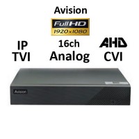 DVR AVISION AV216T 5-BRID TVI, AHD, CVI, Analog, IP, 16ch 1080P H265