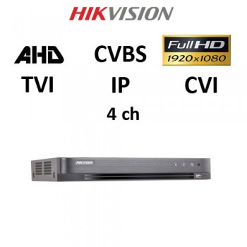 DVR Hikvision DS-7204 HQHI-K1 (B) Πεντυβριδικό