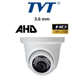 Κάμερα TVT 7514ASL AHD 720P 3.6mm λευκή Dome