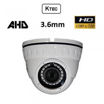 Κάμερα KTEC D720W AHD 720P 3.6mm Λευκή Dome