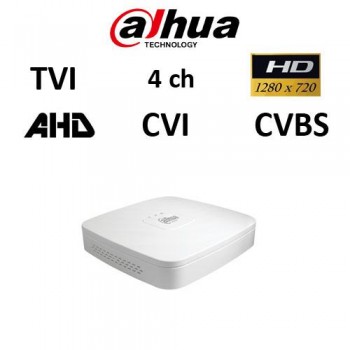 DVR Dahua XVR4104C, AHD, TVI, CVI, CVBS, 4ch 720P