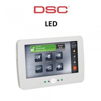 Πληκτρολόγιο DSC HS2TCHP αφής LED με έγχρωμη οθόνη για συστήματα συναγερμών